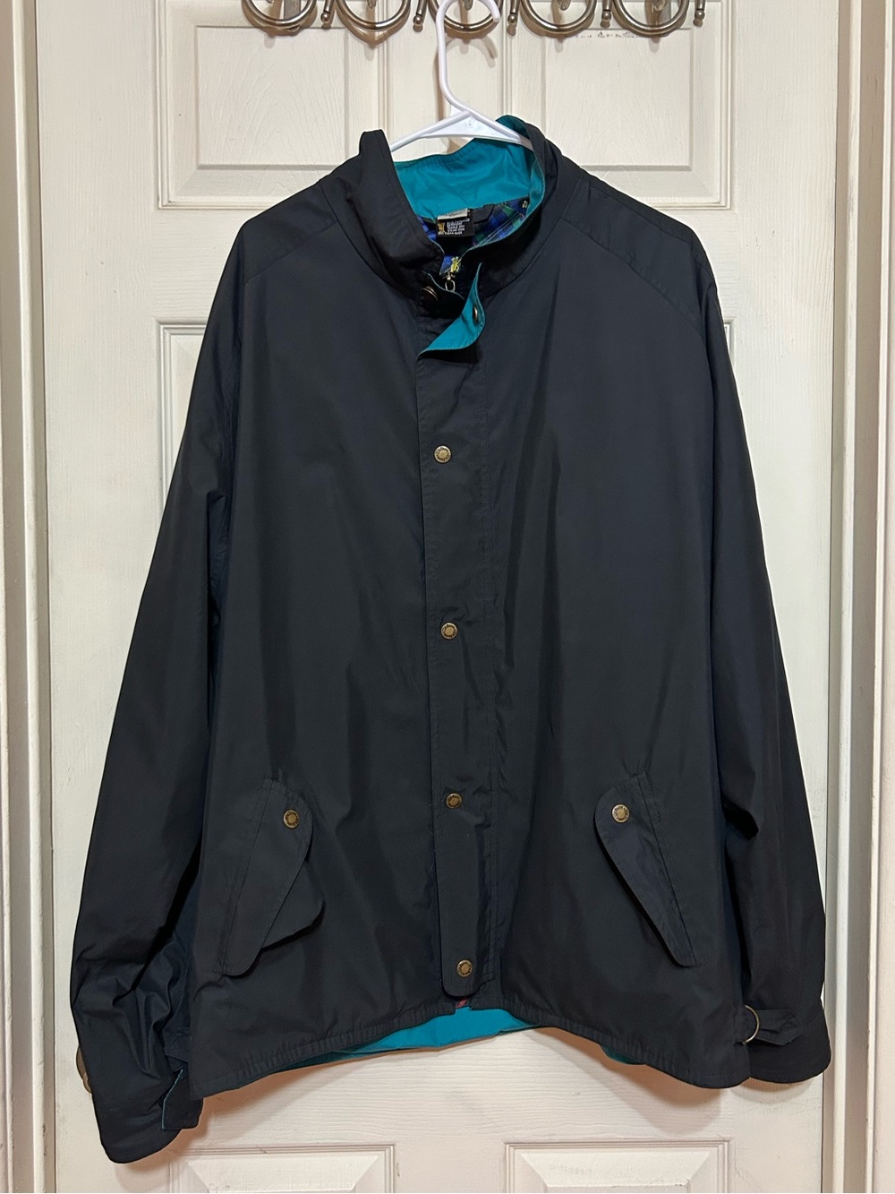 VINTAGE Thomas E. Wilson Golf GORE-TEX Waterproof Full Zip Black Jacket  XL